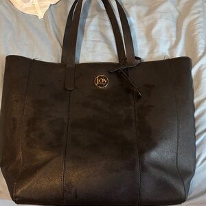 Joy Mangano Elegant Black Tote